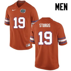 Men's Florida Gators #19 Caleb Sturgis NCAA Nike Orange Authentic Stitched College Football Jersey UAH6862XO